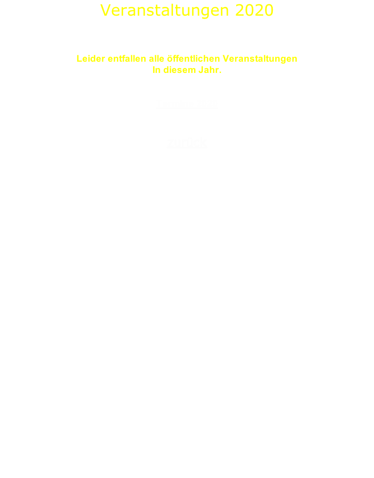 Veranstaltungen 2020



Leider entfallen alle öffentlichen Veranstaltungen 
In diesem Jahr.


Termine 2020


zurück

